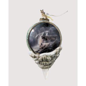 Call of the Wilderness Ornament Lonely Vigil by Kevin Daniel 2001 Bradford